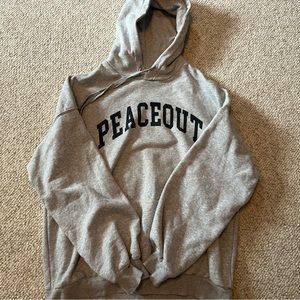 Grey oversized sweatshirt
